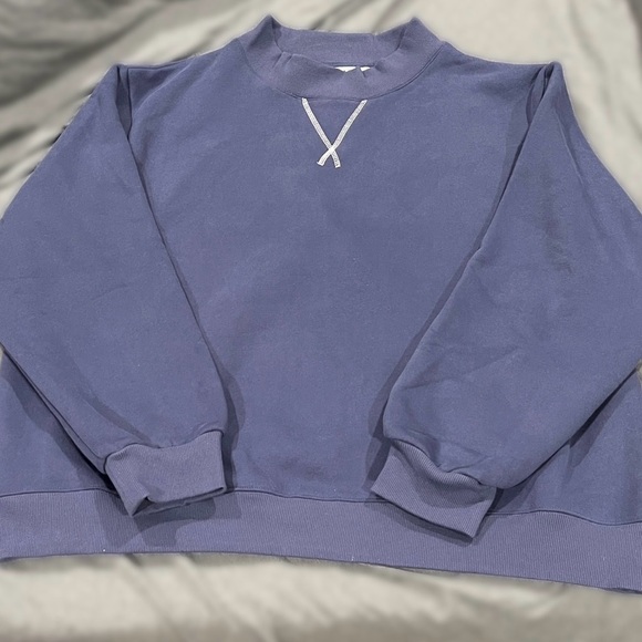 New Parke Blue Classic Mockneck